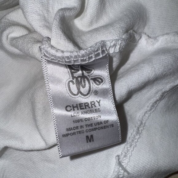 818 Tequila x Cherry LA White Short Sleeve T-Shirt Medium M - Picture 4 of 6